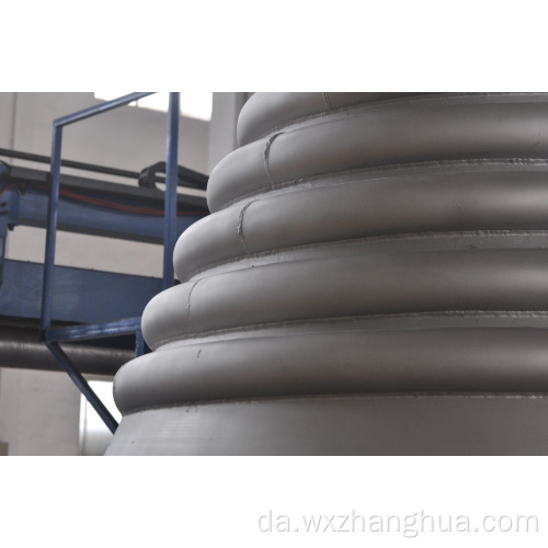 Stor kapacitet Rustfrit stål Vertikal konisk Nauta -tørretumbler